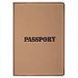 Обложка для паспорта, мягкий полиуретан, "PASSPORT", коричневая, STAFF, 238406 (арт. 238406)
