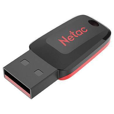 Флеш-диск 32GB NETAC U197, USB 2.0, черный, NT03U197N-032G-20BK (арт. 513708)