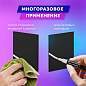 Ценник для мелового маркера А8 (5,2х7,4 см), КОМПЛЕКТ 10 шт., 3 мм, ПВХ, ЧЕРНЫЙ, BRAUBERG, 291290 (арт. 291290)