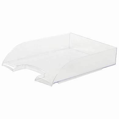 Лоток горизонтальный для бумаг BRAUBERG "Office style", 320х245х65 мм, прозрачный, 237288 (арт. 237288)