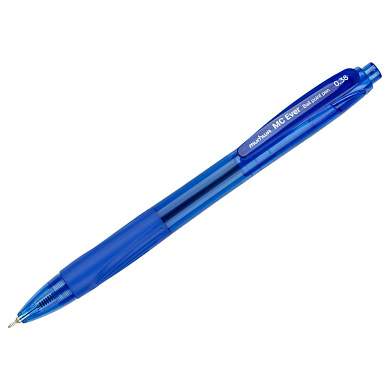 Ручка шариковая автоматическая Munhwa "MC Ever" синяя, 0,38мм, грип (арт. 360044)