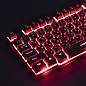 Клавиатура проводная SONNEN KB-7010, USB, 104 клавиши, LED-подсветка, черная, 512653 (арт. 512653)