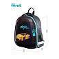 Ранец Först F-Glow "Sport drift" 37*29,5*16см, 2 отделения, 2 кармана, анатомическая спинка (арт. 349577)