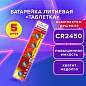 Батарейки литиевые SONNEN Lithium CR2450, "таблетки, дисковые, кнопочные", КОМПЛЕКТ 5 шт., блистер, 457144 (арт. 457144)