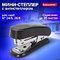 Степлер №24/6, 26/6 МИНИ BRAUBERG "Standard", до 25 листов, с антистеплером, черный, 226849 (арт. 226849)