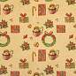 Бумага упаковочная подарочная новогодняя "Christmas Kraft", 70х100 см, 10 дизайнов ассорти, ЗОЛОТАЯ СКАЗКА, 592053 (арт. 592053)