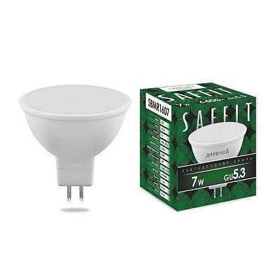 Saffit MR16 GU5.3 220V 7W(560Lm) 6400K 6K матовая 50x48 SBMR1607 55029 (арт. 619363)