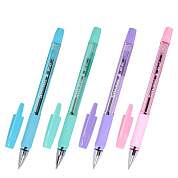 Ручка шариковая BRAUBERG BP-GT PASTEL, СИНЯЯ, корпус ассорти, пишущий узел 0,7 мм, линия письма 0,35 мм, 144503 (арт. 144503)