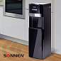 Кулер для воды SONNEN FSE-03B, напольный, нагрев/охлаждение, НИЖНЯЯ ЗАГРУЗКА, 3 крана, черный, 454998 (арт. 454998)