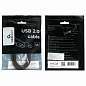Кабель USB 2.0 AM-AM, 1,8 м, CABLEXPERT, двойной экран, медь, Pro, черный, пакет, CCP-USB2-AMAM-6 (арт. 514208)