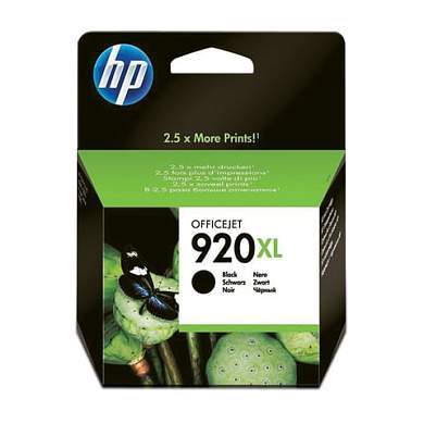 Картридж струйный HP (CD975AE) Officejet 6000/6500/7000, №920 XL, черный, оригинальный, ресурс 1200 стр. (арт. 360896)