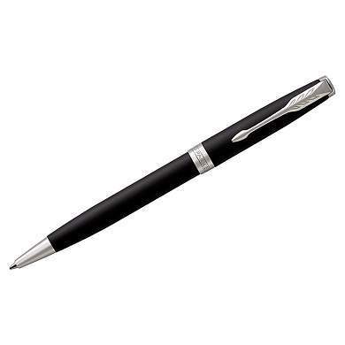 Ручка шариковая Parker "Sonnet Matte Black СT" черная, 1,0мм, поворот., подарочная упаковка (арт. 240067)