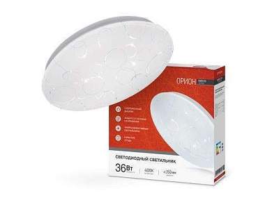 ASD/InHome светильник светодиодн. декоративный 36W(2340lm) 4000К 4K ОРИОН d350 IP40 DECO 5070 (арт. 717697)