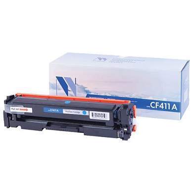 Картридж лазерный NV PRINT (NV-CF411A) для HP M377dw/M452nw/M477fdn/M477fdw, голубой, ресурс 2300 страниц (арт. 363420)