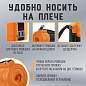 Термос классический, нержавеющая сталь, 2 л, оранжево-серый, 2 кружки, ручка + ремешок, TAIGARU, 608817 (арт. 608817)