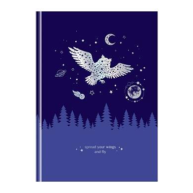 Записная книжка А5 80л. BG "Немного волшебства", soft-touch ламинация, тиснение голографической фольгой, блок в точку, 100 гр/м2 (арт. 342959)