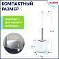 Ершик для унитаза силиконовый ROUND TYPE напольный / настенный с креплением и пинцетом LAIMA, 608133 (арт. 608133)