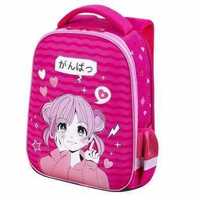 Ранец BRAUBERG KIDS START, 1 отделение, 2 кармана, "Anime style", 35х26х13 см, 272094 (арт. 272094)
