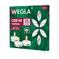 Свечи чайные литые в гильзе WEGLA (ВЕГЛА) EXTRA, до 4 часов горения, вес 10 грамм, КОМПЛЕКТ 25 штук, 702570 (арт. 702570)