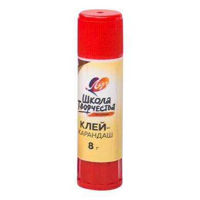 Клей-карандаш ЛУЧ "Школа творчества", 8 г, PVP основа, 29С 1735-08 (арт. 274837)