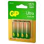 Батарейка GP Ultra G-Tech AA (LR6) 15AU алкалиновая, BC4 (арт. 374897)