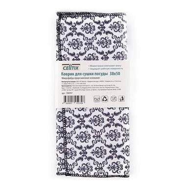 CELLTIX Коврик для сушки посуды 38х50см, микрофибра пл.210гр/кв.м (арт. 700997)
