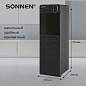 Кулер для воды SONNEN FSE-03Bi напольный, нагрев/охлаждение, НИЖНЯЯ ЗАГРУЗКА, 3 крана, графит, 455744 (арт. 455744)