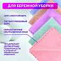 Салфетки из МИКРОФИБРЫ ПЛЮШЕВОЙ 30х30 см, КОМПЛЕКТ 10 шт., PASTEL, ассорти, 250 г/м2, LAIMA HOME, 608445 (арт. 608445)