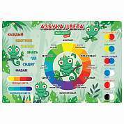 Настольное покрытие BRAUBERG KIDS для труда и творческих занятий, ПВХ, "Color map", 50х35 см, 272360 (арт. 272360)