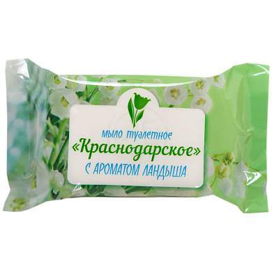 Мыло туалетное Меридиан "Краснодарское. Ландыш", 100г, флоу-пак (арт. 281622)