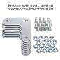 Стеллаж металлический BRABIX "MS Plus-185/60-4", 1850х1000х600 мм, 4 полки, регулируемые опоры, 291107, S241BR156402 (арт. 291107)