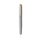 Набор Parker "Jotter Stainless Steel GT": ручка шариковая, 1,0мм и ручка перьевая, 1,0мм, подарочная упаковка (арт. 288616)