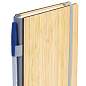 Ежедневник недатированный, А5, 145х213 мм, BRAUBERG "Bamboo", резинка-фиксатор, держатель для ручки, 160 л., бамбук, 117137 (арт. 117137)