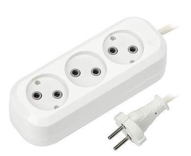 SmartBuy сет. удл. ПВС 2х1 3 роз. 7 м 10А (корпус АБС-пластик) SBE-10-3-07-N (арт. 630947)