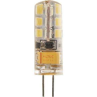 Feron G4 12V 3W(240lm 270°) 4000K 4K прозрачная 38x11, LB-422 25532 (арт. 619981)