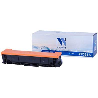 Картридж совм. NV Print CF531AC голубой для HP Color LaserJet Pro M180n/M181fw (1100стр.) (арт. 294468)