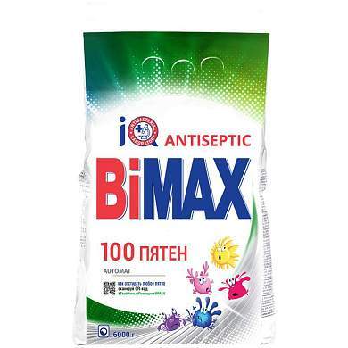 Порошок для машинной стирки BiMax "100 пятен", 6кг (арт. 284953)