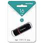 Флеш-диск 16 GB, SMARTBUY Crown, USB 2.0, черный, SB16GBCRW-K (арт. 512189)