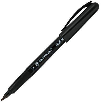 Маркер для CD и DVD ЧЕРНЫЙ CENTROPEN, трехгранная форма захвата, тонкий, 1 мм, 4606, 6 4606 0112 (арт. 150313)