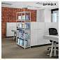 Стеллаж металлический BRABIX "MS Plus-200/40-5", 2000х1000х400 мм, 5 полок, регулируемые опоры, 291109, S241BR164502 (арт. 291109)