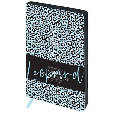 Ежедневник недатированный, А5, 136л., кожзам, Greenwich Line "Vision. Animal print. Leopard", тон. блок, цветной срез (арт. 325294)