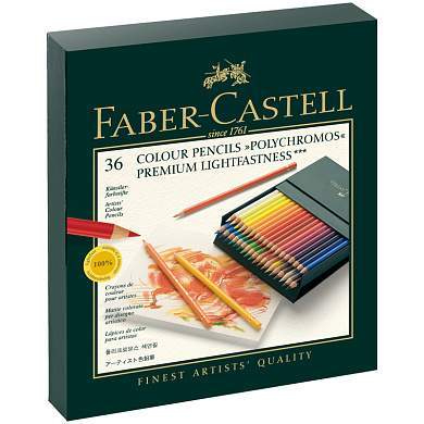 Карандаши цветные художественные Faber-Castell "Polychromos", 36цв., заточен., студийная коробка (арт. 285918)