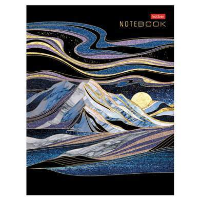 Тетрадь на кольцах А5 175х215 мм, 160 л., твердый картон, клетка, HATBER, "Золотые склоны гор", 081597, 160ТК5В1_29685 (арт. 405415)