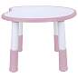 Стол детский BRABIX KIDS CT-002, растущий, 2-8 лет, пластик белый + розовый, 533295 (арт. 533295)