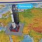 Карта мира физическая 199х134 см, 1:15,5М, с ламинацией, интерактивная, в тубусе, BRAUBERG, 112389 (арт. 112389)