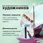 Кисть художественная профессиональная BRAUBERG ART CLASSIC, щетина, веерная, № 8, длинная ручка, 200745 (арт. 200745)