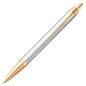 Ручка шариковая PARKER "IM Premium Pearl GT", жемчужный лак, позолота, синяя, 2143643 (арт. 143854)