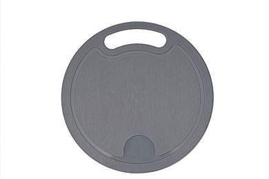 Доска разделочная малая, круглая d=22,5см, серый IS10006/13 Spark Plast (арт. 839051)