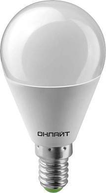 ОНЛАЙТ шар G45 E14 10W(700lm)2700K2K88х46 OLL-G45-10-230-2.7K-E14 61965 (арт. 661167)