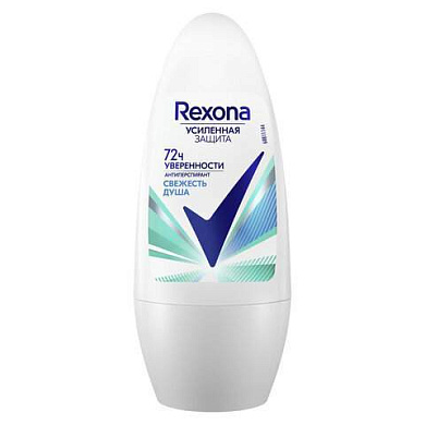 Антиперспирант шариковый 50 мл, REXONA "Свежесть душа", усиленная защита (арт. 609839)